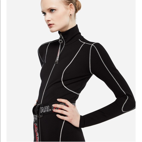 KARL X KAIA JERSEY CATSUIT- size XS - Picture 3 of 5